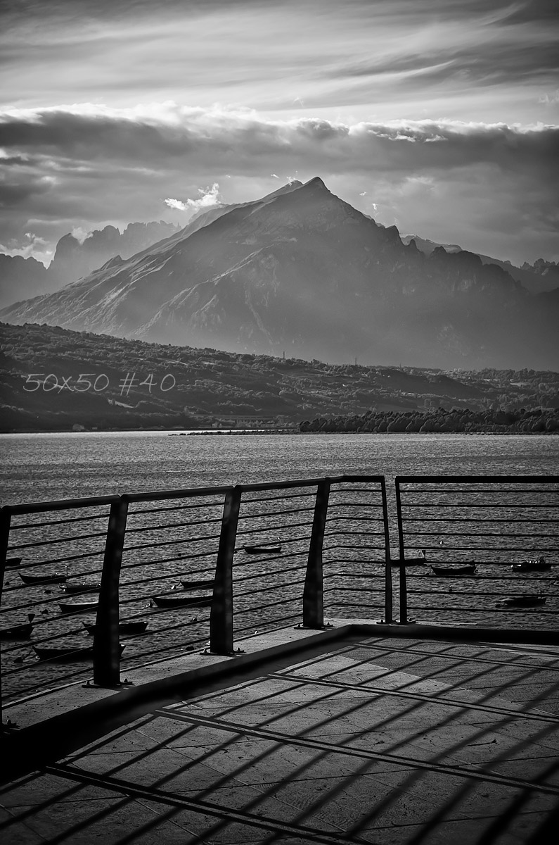 50×50 #40 Monte Serva dal lago di Santa&nbsp;Croce